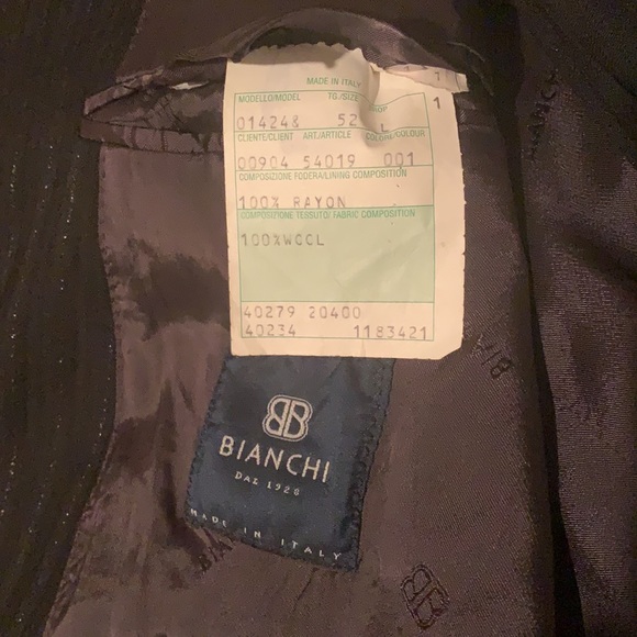 Men’s 2 piece Black suit 42L 35 W - Picture 4 of 6